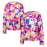 MLB MLB Batterman Terez Neon Tie-Dye Pullover Sweatshirt