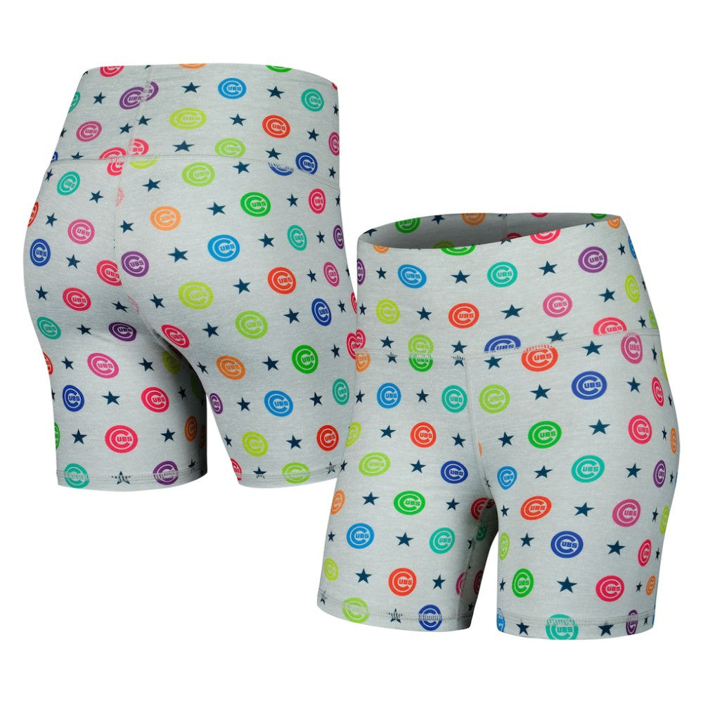 MLB Chicago Cubs Terez Women's TLC Rainbow Shorts