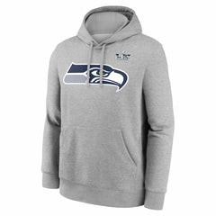 Jaxon Smith-Njigba Super Bowl LX Patch Name & Number Hoodie - Seattle Seahawks