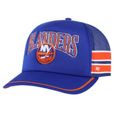 NHL Royal New York Islanders '47 Sideband Stripes Trucker Snapback Hat