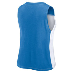 Women's Script Color Block Tank Top - Buffalo Bills