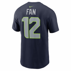 12s Super Bowl LX Patch Name & Number T-Shirt - Seattle Seahawks