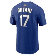 MLB Shohei Ohtani Los Angeles Dodgers Nike 2026 Gold Collection Name & Number T-Shirt