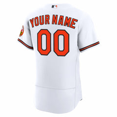 MLB Baltimore Orioles Nike Home Authentic Custom Jersey