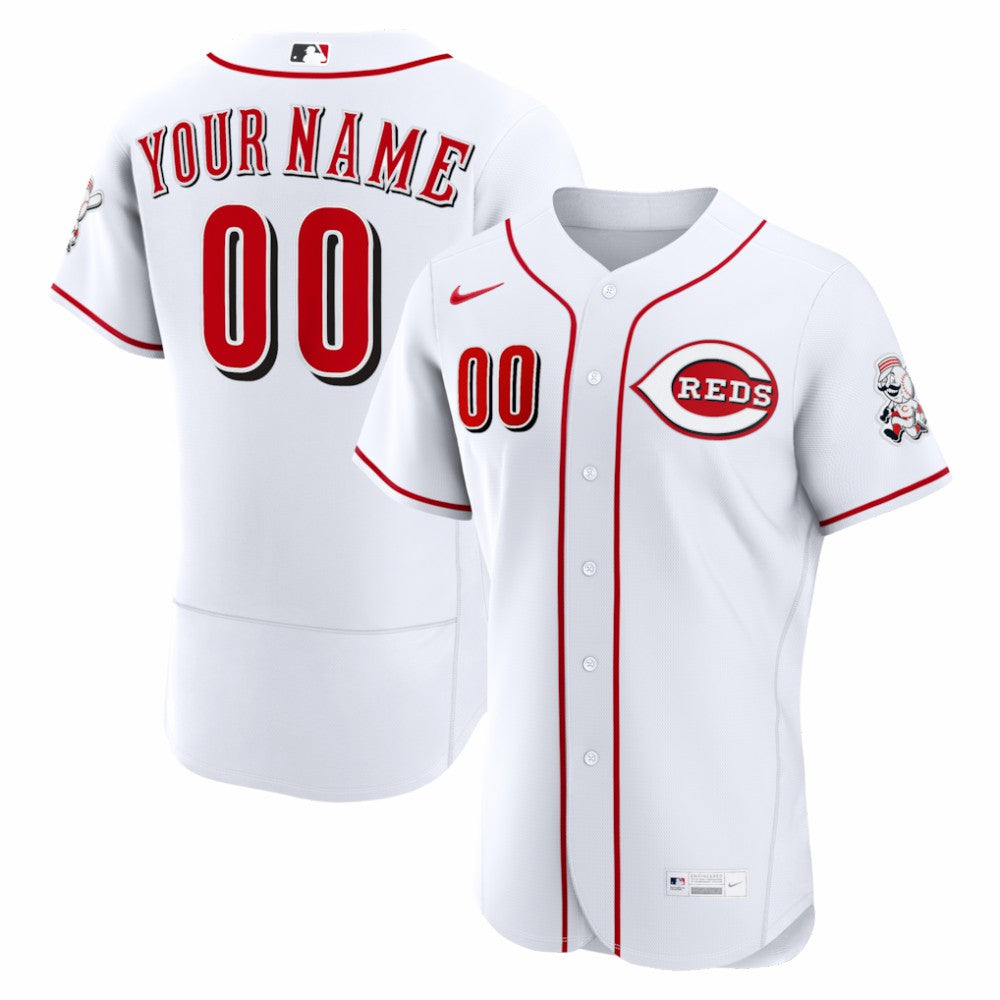 MLB Cincinnati Reds Nike Home Authentic Custom Jersey