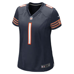 Number 1 Mom Women's Game Jersey - Chicago Bears