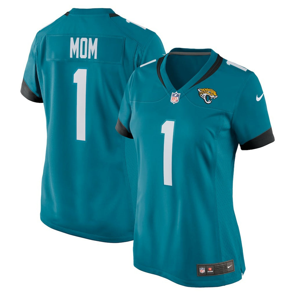 Number 1 Mom Women's Game Jersey - Jacksonville Jaguars
