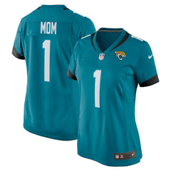 Number 1 Mom Women's Game Jersey - Jacksonville Jaguars