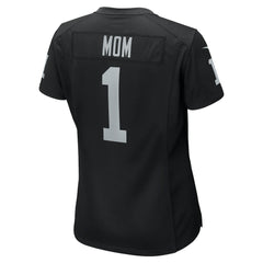 Number 1 Mom Women's Game Jersey - Las Vegas Raiders