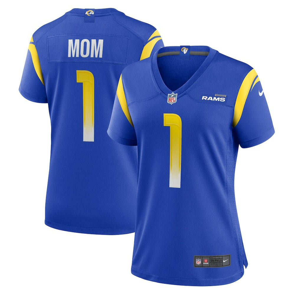 Number 1 Mom Women's Game Jersey - Los Angeles Rams