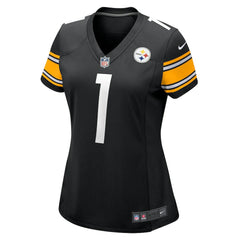Number 1 Mom Women's Game Jersey - Pittsburgh Steelers