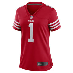 Number 1 Mom Women's Game Jersey - San Francisco 49ers