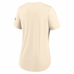MLB Los Angeles Dodgers Nike Women's 2026 Gold Collection Tri-Blend Wordmark T-Shirt