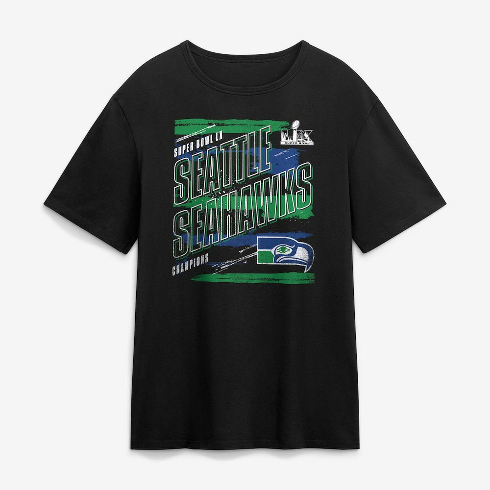 Super Bowl LX Champions Classic Stripes Legacy T-Shirt - Seattle Seahawks