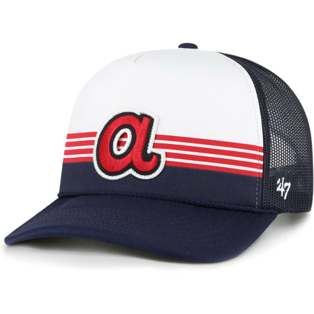 MLB Atlanta Braves '47 Lift Off Foam Front Mesh Trucker Adjustable Hat
