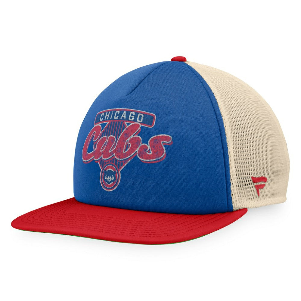 MLB Chicago Cubs Fanatics Cooperstown Collection Talley Foam Trucker Snapback Hat