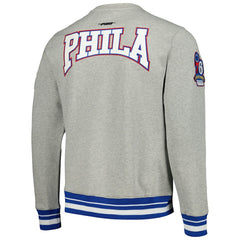 NBA Philadelphia 76ers Pro Standard Crest Emblem Pullover Sweatshirt