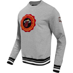 NBA Miami Heat Pro Standard Crest Emblem Pullover Sweatshirt