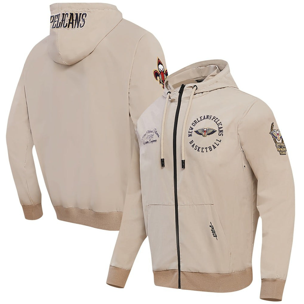 NBA New Orleans Pelicans Pro Standard Hybrid Full-Zip Hoodie