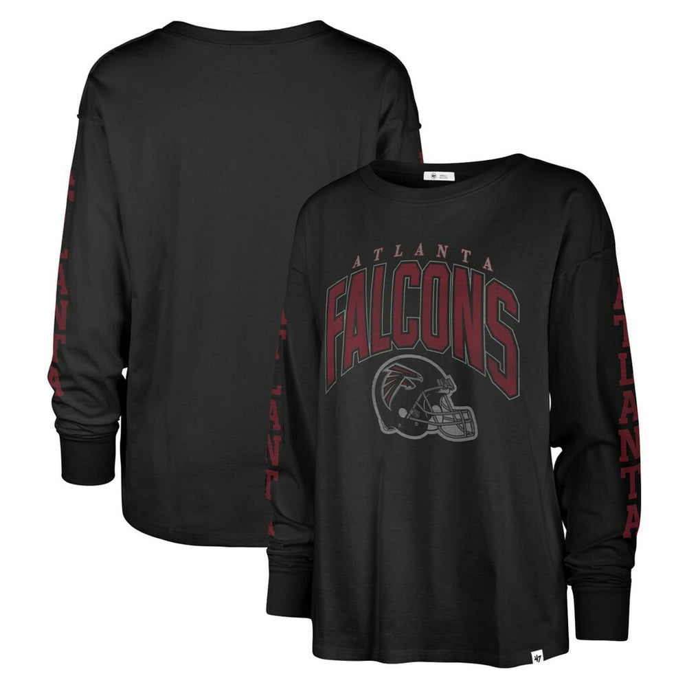 '47 Women's Tom Cat Lightweight Long Sleeve T-Shirt - Atlanta Falcons