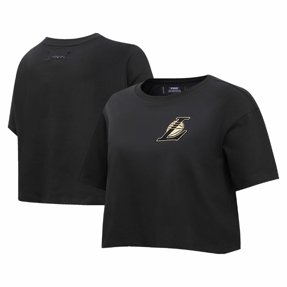 NBA Los Angeles Lakers Pro Standard Women's Holiday Glam Boxy T-Shirt