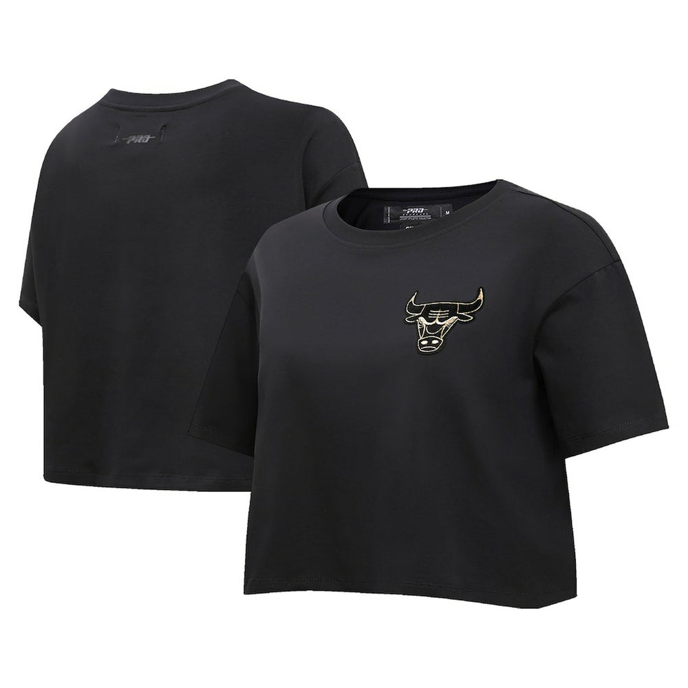 NBA Chicago Bulls Pro Standard Women's Holiday Glam Boxy T-Shirt sale