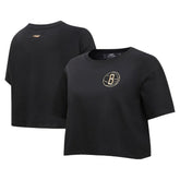 NBA Brooklyn Nets Pro Standard Women's Holiday Glam Boxy T-Shirt