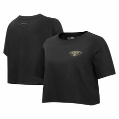NBA New Orleans Pelicans Pro Standard Women's Holiday Glam Boxy T-Shirt