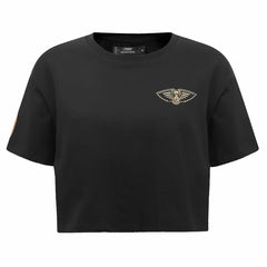 NBA New Orleans Pelicans Pro Standard Women's Holiday Glam Boxy T-Shirt
