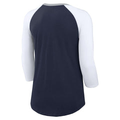 Women's Knockout Arch Raglan Tri-Blend 3/4-Sleeve T-Shirt - Dallas Cowboys