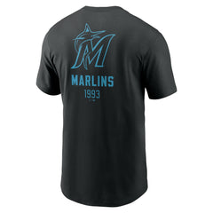 MLB Miami Marlins Nike Large Logo Back Stack T-Shirt