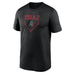 MLB Arizona Diamondbacks Nike Home Plate Icon Legend Performance T-Shirt