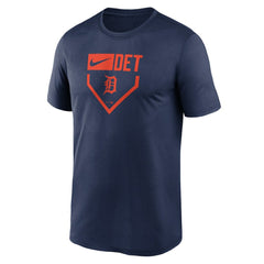 MLB Detroit Tigers Nike Home Plate Icon Legend Performance T-Shirt