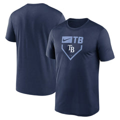MLB Tampa Bay Rays Nike Home Plate Icon Legend Performance T-Shirt