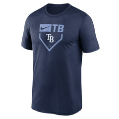 MLB Tampa Bay Rays Nike Home Plate Icon Legend Performance T-Shirt