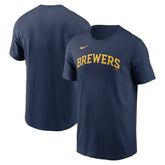 MLB Milwaukee Brewers Nike Fuse Wordmark T-Shirt
