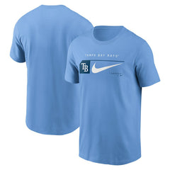 MLB Tampa Bay Rays Nike Team Swoosh Lockup T-Shirt