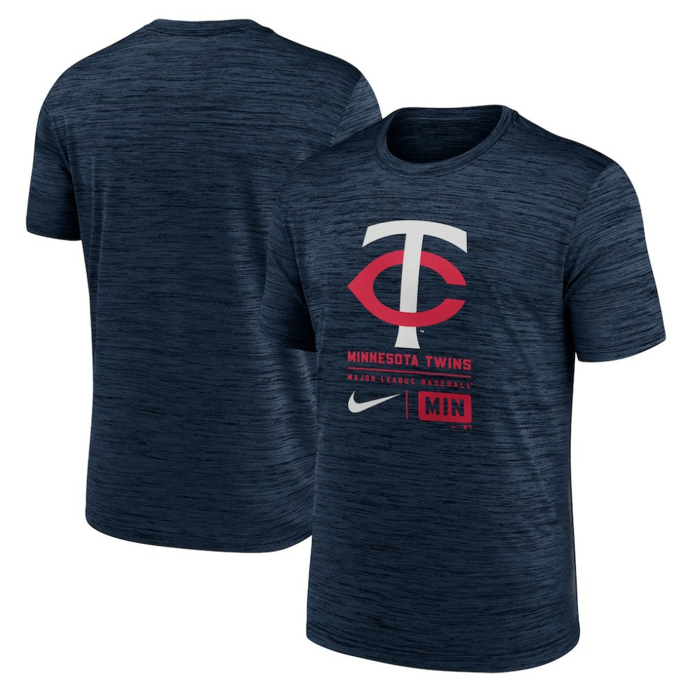 MLB Minnesota Twins Nike Large Logo Velocity T-Shirt