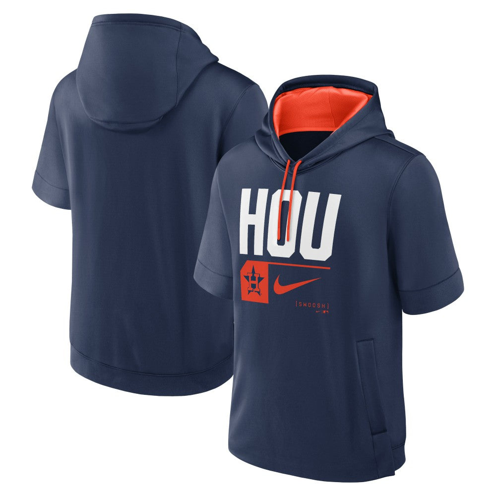 MLB Houston Astros Nike Tri Code Lockup Short Sleeve Pullover Hoodie