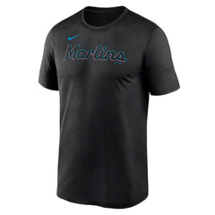 MLB Miami Marlins Nike Legend Fuse Wordmark T-Shirt