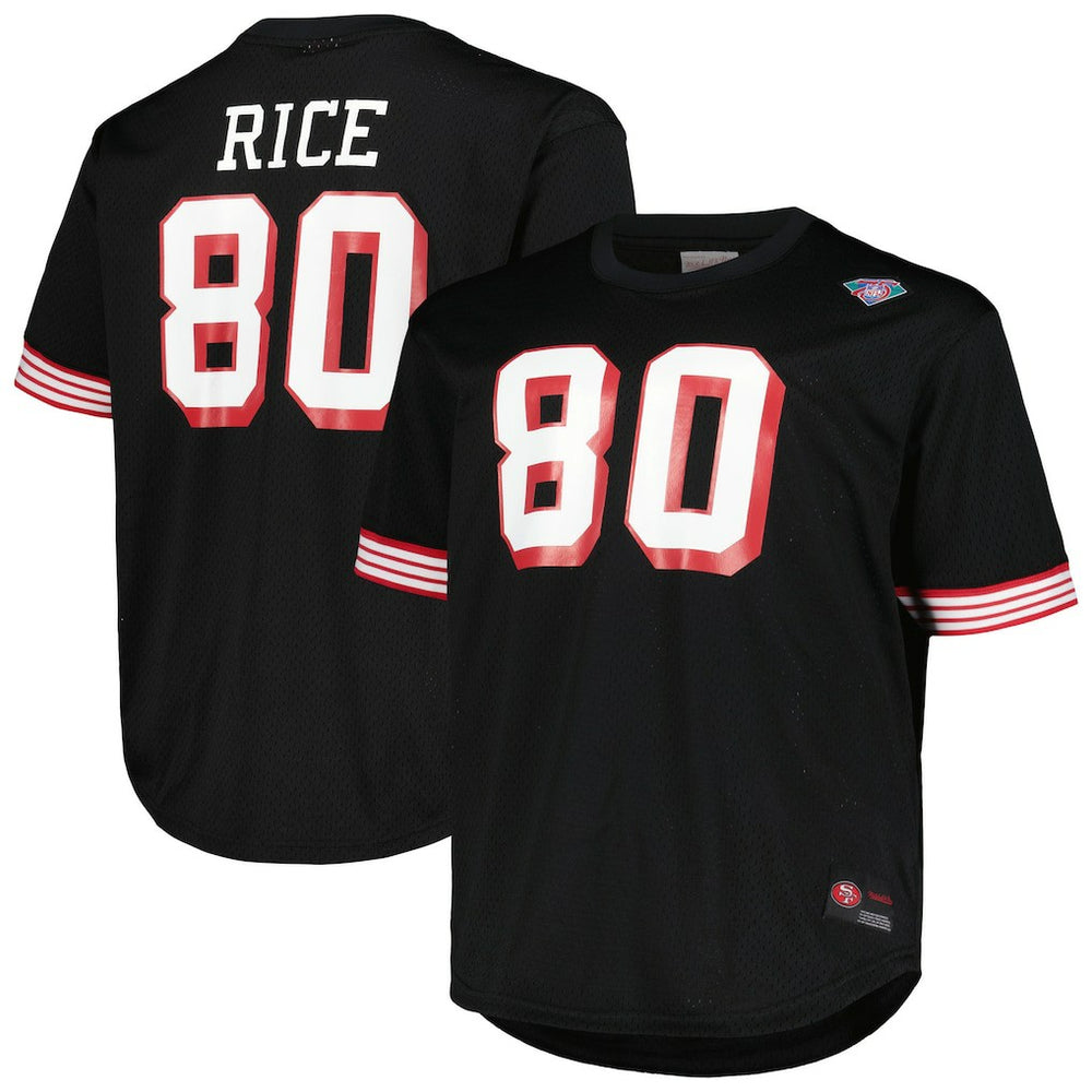 Jerry Rice Big & Tall Mesh Player Name & Number Top - San Francisco 49ers