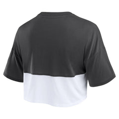 MLB San Francisco Giants Fanatics Women's Color Split Boxy Cropped T-Shirt