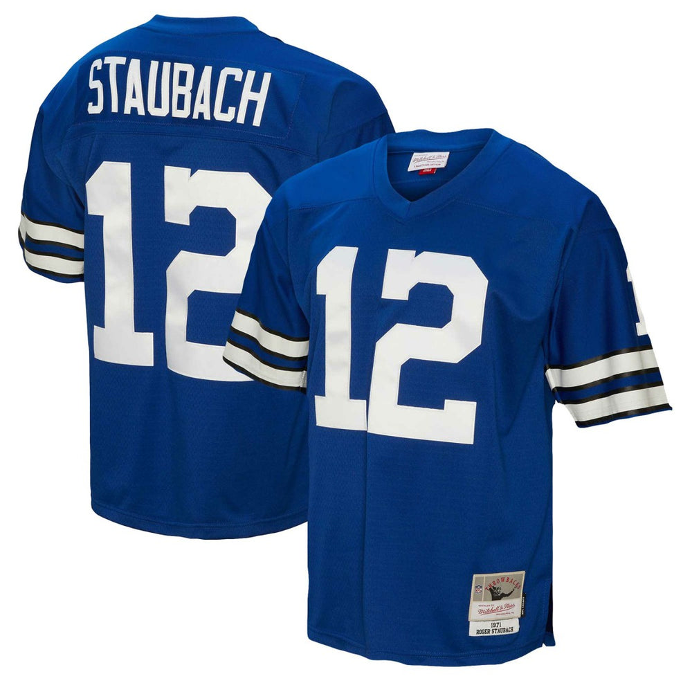 Roger Staubach Big & Tall 1971 Legacy Retired Player Jersey - Dallas Cowboys