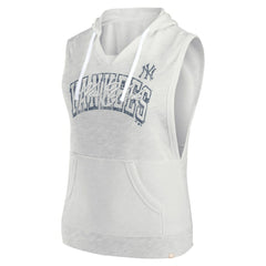 MLB New York Yankees Fanatics Women's Lounge Script Sleeveless Pullover Hoodie