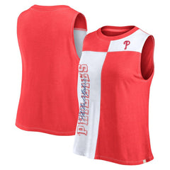 MLB Philadelphia Phillies Fanatics Women's Color-Block Tank Top