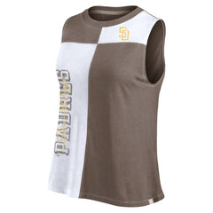 MLB San Diego Padres Fanatics Women's Color-Block Tank Top