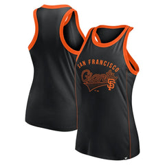MLB San Francisco Giants Fanatics Women's Tailsweep Fashion Racerback Rhinestone Tank Top