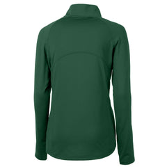 Cutter & Buck Women's Gridiron Classics Logo Adapt Eco Knit Stretch Recycled Half-Zip Pullover Top - Philadelphia Eagles