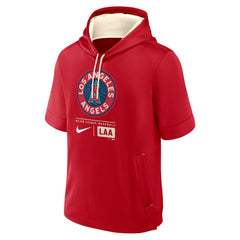 MLB Los Angeles Angels Nike City Connect Color Block Short Sleeve Pullover Hoodie