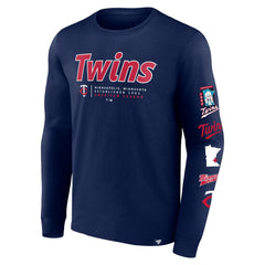 MLB Minnesota Twins Fanatics Strike the Goal Long Sleeve T-Shirt